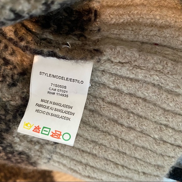 RD STYLE DENALI LEOPARD PRINT CARDIGAN SMALL - Picture 9 of 10